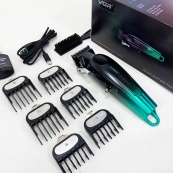 Акумуляторна машинка для стрижки VGR V-662 Колір: зелений. Зображення №10