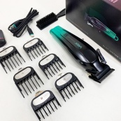 Акумуляторна машинка для стрижки VGR V-662 Колір: зелений. Зображення №12