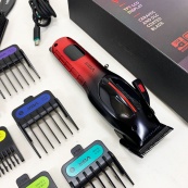 Аккумуляторная машинка для стрижки VGR V-026 RED. Цвет: красный. Изображение №13