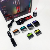 Аккумуляторная машинка для стрижки VGR V-026 RED. Цвет: красный. Изображение №16