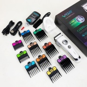 Акумуляторна машинка для стрижки VGR V-880C. Колір: білий. Зображення №11