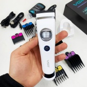 Акумуляторна машинка для стрижки VGR V-880C. Колір: білий. Зображення №14