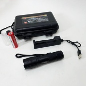 Тактичний Ліхтар Bailong BL-1831 T6 Police, надпотужний ліхтарик, ліхтарик із зарядкою від мережі. Зображення №10