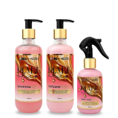 Подарунковий набір для волосся Soika "Рідке скло" 3 в 1. Зображення №2