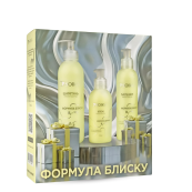 Подарунковий набір для волосся Soika "Формула блиску" 3 в 1 - шампунь, бальзам, крем. Зображення №3
