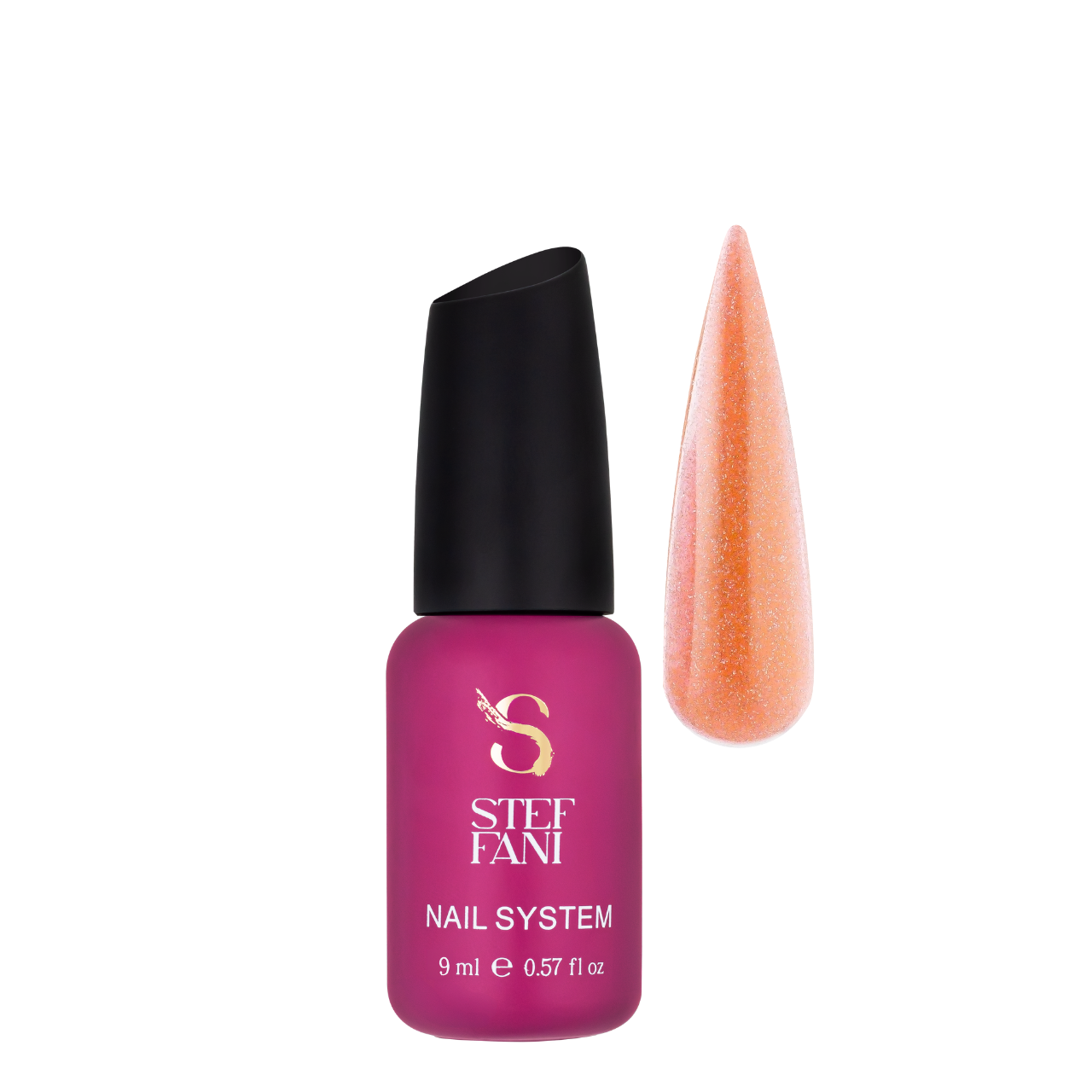 База для гель-лаку камуфлююча Steffani Cover Base 9 мл, 44 Помаранчевий з шиммером База для гель-лаку камуфлююча Steffani Cover Base 9 мл, 44 Помаранчевий з шиммером