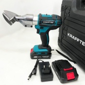 Ножиці акумуляторні по металу в кейсі Krafftec DJS130R, 2 акб 36V/5AP. Зображення №9