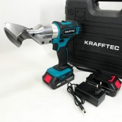 Ножиці акумуляторні по металу в кейсі Krafftec DJS130R, 2 акб 36V/5AP. Зображення №10
