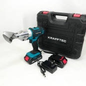 Ножиці акумуляторні по металу в кейсі Krafftec DJS130R, 2 акб 36V/5AP. Зображення №11