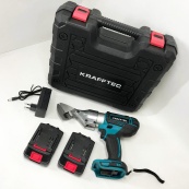 Ножиці акумуляторні по металу в кейсі Krafftec DJS130R, 2 акб 36V/5AP. Зображення №15
