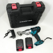 Ножиці акумуляторні по металу в кейсі Krafftec DJS130R, 2 акб 36V/5AP. Зображення №16