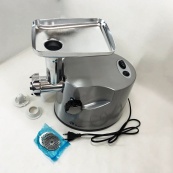 Професійна м'ясорубка DOMOTEC MS-2021S із нержавіючої сталі 3000 Вт, м'ясорубка електрична метал. Зображення №6