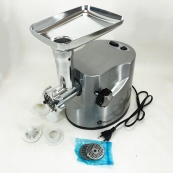 Професійна м'ясорубка DOMOTEC MS-2021S із нержавіючої сталі 3000 Вт, м'ясорубка електрична метал. Зображення №8