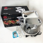 Професійна м'ясорубка DOMOTEC MS-2021S із нержавіючої сталі 3000 Вт, м'ясорубка електрична метал. Зображення №10