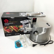 Професійна м'ясорубка DOMOTEC MS-2021S із нержавіючої сталі 3000 Вт, м'ясорубка електрична метал. Зображення №11
