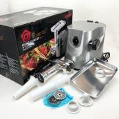 Професійна м'ясорубка DOMOTEC MS-2021S із нержавіючої сталі 3000 Вт, м'ясорубка електрична метал. Зображення №14