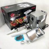 Професійна м'ясорубка DOMOTEC MS-2021S із нержавіючої сталі 3000 Вт, м'ясорубка електрична метал. Зображення №15