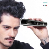 Професійна бездротова машинка для стрижки волосся VGR V-175 тример для бороди та вусів з насадками. Зображення №8