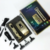 Провідний професійний набір машинка для стрижки та шейвер VGR V-649, Чоловічий акумуляторний тример. Зображення №2