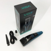 Машинка триммер для стрижки волосся та бороди акумуляторна VGR V-052 з насадками, Професійна. Зображення №5