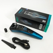 Машинка триммер для стрижки волосся та бороди акумуляторна VGR V-052 з насадками, Професійна. Зображення №7