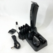 Професійна бездротова машинка для стрижки волосся VGR V-175 тример для бороди та вусів з насадками. Зображення №14