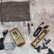 Провідний професійний набір машинка для стрижки та шейвер VGR V-649, Чоловічий акумуляторний тример. Зображення №6