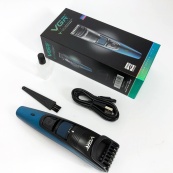 Машинка триммер для стрижки волосся та бороди акумуляторна VGR V-052 з насадками, Професійна. Зображення №11