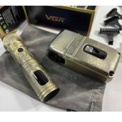 Провідний професійний набір машинка для стрижки та шейвер VGR V-649, Чоловічий акумуляторний тример. Зображення №10