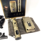 Провідний професійний набір машинка для стрижки та шейвер VGR V-649, Чоловічий акумуляторний тример. Зображення №21