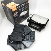 Вафельница бутербродница сендвичница гриль электрическая 8 в 1 RAF R.551 850W Мультипекарь со 8 формами. Изображение №22