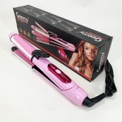 Щипці випрямляч мультистайлер 3 в 1 GEMEI GM-2966 t200. Зображення №6