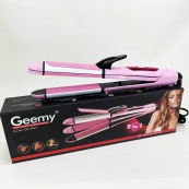 Щипці випрямляч мультистайлер 3 в 1 GEMEI GM-2966 t200. Зображення №7