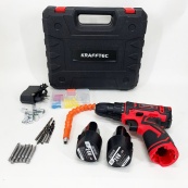 Аккумуляторный шуруповерт с насадками KRAFFTEC 24V. Изображение №13