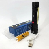 Тактичний ручний ліхтар Police T6-26+T6+COB. Зображення №2