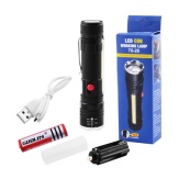 Тактичний ручний ліхтар Police T6-26+T6+COB. Зображення №3