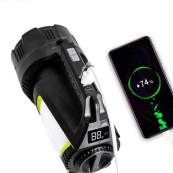 Ліхтар кемпінг переносний T100A-10W+2COB з бічними LED white/red/blue, Акумуляторна лампа для кемпінгу. Зображення №5 Ліхтар кемпінг переносний T100A-10W+2COB з бічними LED white/red/blue, Акумуляторна лампа для кемпінгу. Зображення №5