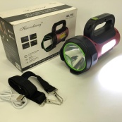 Ліхтар переносний кемпінг T93-LED+COB з функцією PowerBank, повербанк, сонячна батарея. Зображення №7