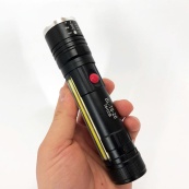 Тактичний ручний ліхтар Police T6-26+T6+COB. Зображення №8