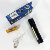 Тактичний ручний ліхтар Police T6-26+T6+COB. Зображення №9