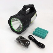 Ліхтар кемпінг переносний T100A-10W+2COB з бічними LED white/red/blue, Акумуляторна лампа для кемпінгу. Зображення №13 Ліхтар кемпінг переносний T100A-10W+2COB з бічними LED white/red/blue, Акумуляторна лампа для кемпінгу. Зображення №13