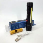 Тактичний ручний ліхтар Police T6-26+T6+COB. Зображення №13