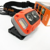 Ліхтар налобний WH-0218-XPG(white+yellow)+SMD(red), Налобний ліхтар для туризму риболовлі та полювання. Зображення №2 Ліхтар налобний WH-0218-XPG(white+yellow)+SMD(red), Налобний ліхтар для туризму риболовлі та полювання. Зображення №2