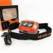 Ліхтар налобний WH-0218-XPG(white+yellow)+SMD(red), Налобний ліхтар для туризму риболовлі та полювання. Зображення №8 Ліхтар налобний WH-0218-XPG(white+yellow)+SMD(red), Налобний ліхтар для туризму риболовлі та полювання. Зображення №8