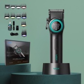 Професійна машинка для стрижки волосся VGR V-001 з дисплеєм 9000 об/хв та 10 насадками (1,5-24 мм). Зображення №3