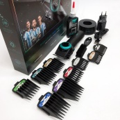 Професійна машинка для стрижки волосся VGR V-001 з дисплеєм 9000 об/хв та 10 насадками (1,5-24 мм). Зображення №14