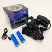 Акумуляторний ліхтар налобний Police 2188 2XPE (white+red). Зображення №3