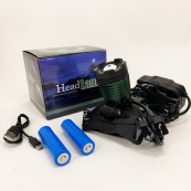 Акумуляторний ліхтар налобний Police 2188 2XPE (white+red). Зображення №7