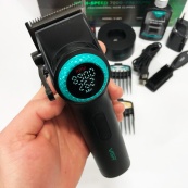 Професійна машинка для стрижки волосся VGR V-001 з дисплеєм 9000 об/хв та 10 насадками (1,5-24 мм). Зображення №21