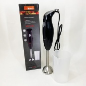 Блендер занурювальний ручний з чашею DOMOTEC MS-5102 400 W, Красивий занурювальний блендер для дому. Зображення №7